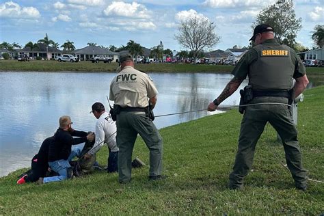 A man who was reportedly collecting disc golf discs in a <strong>Florida</strong> lake was killed in an apparent <strong>alligator attack</strong>. . Florida alligator attack full video